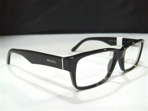 black frame prada eyeglasses|prada eyeglasses frames men.